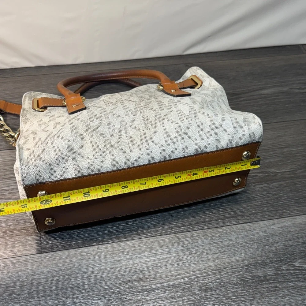 Michael Kors Tan and Cream Satchel